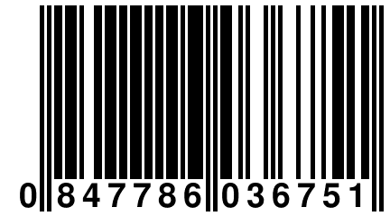 0 847786 036751