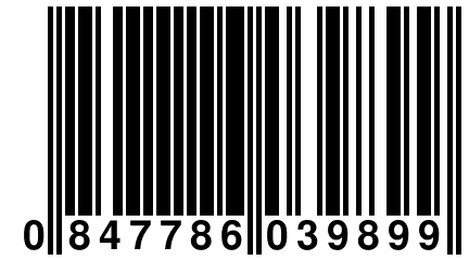 0 847786 039899