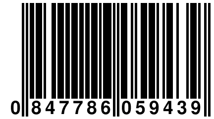 0 847786 059439