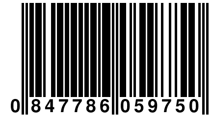 0 847786 059750