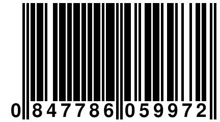 0 847786 059972