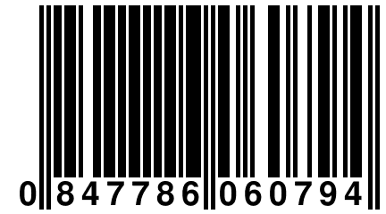 0 847786 060794