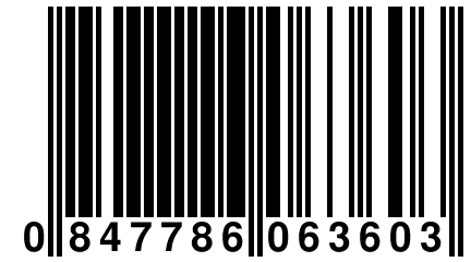 0 847786 063603