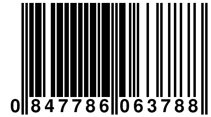 0 847786 063788