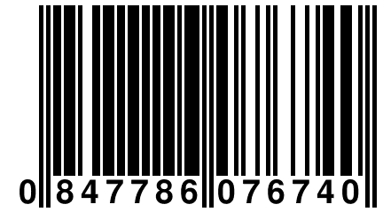 0 847786 076740