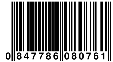 0 847786 080761