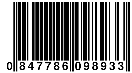 0 847786 098933