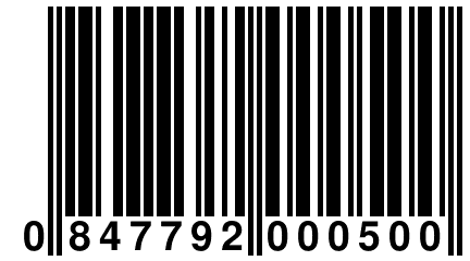 0 847792 000500