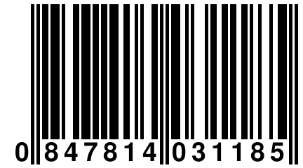 0 847814 031185