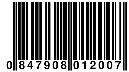 0 847908 012007