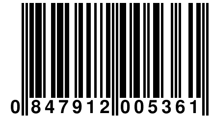 0 847912 005361
