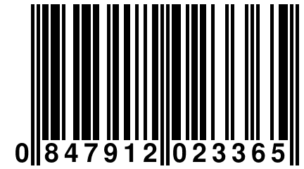 0 847912 023365