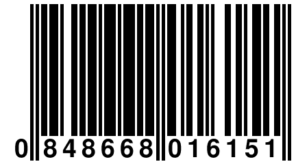 0 848668 016151