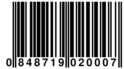 0 848719 020007