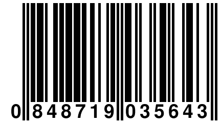 0 848719 035643