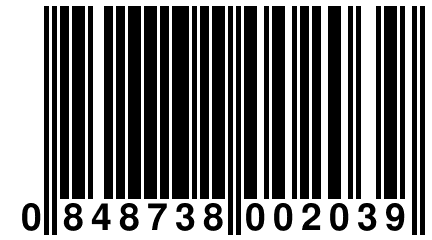 0 848738 002039