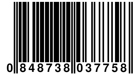 0 848738 037758