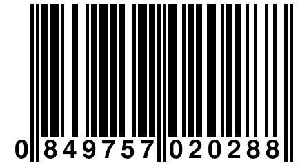 0 849757 020288