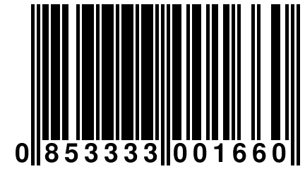 0 853333 001660