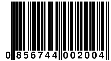 0 856744 002004