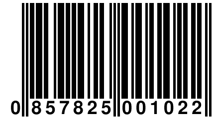 0 857825 001022