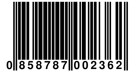 0 858787 002362