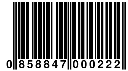 0 858847 000222