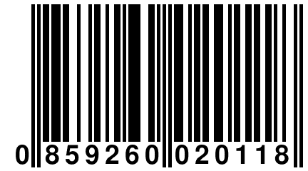 0 859260 020118