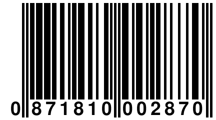 0 871810 002870