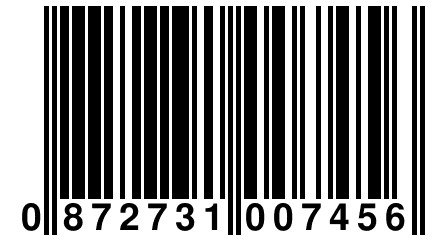 0 872731 007456