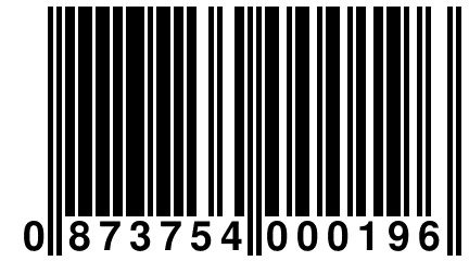 0 873754 000196