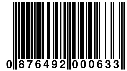 0 876492 000633