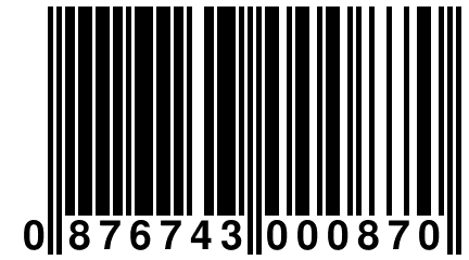 0 876743 000870