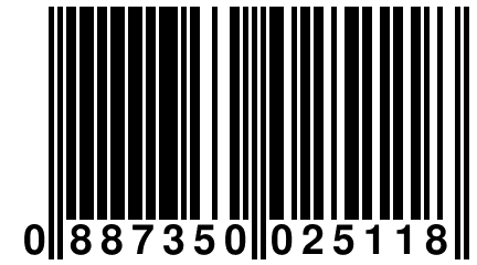 0 887350 025118