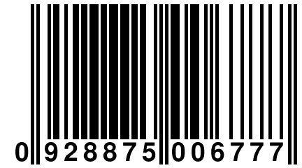 0 928875 006777