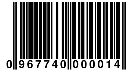 0 967740 000014