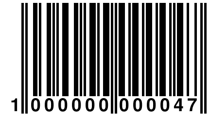 1 000000 000047