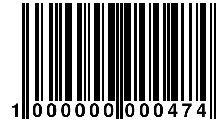 1 000000 000474