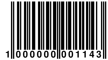 1 000000 001143