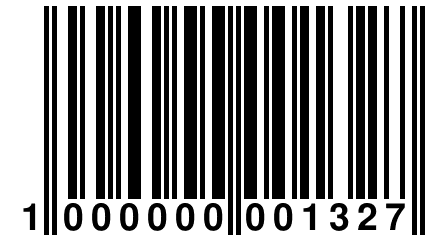 1 000000 001327