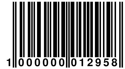 1 000000 012958