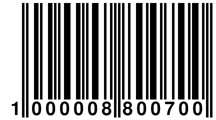 1 000008 800700