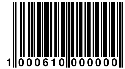 1 000610 000000