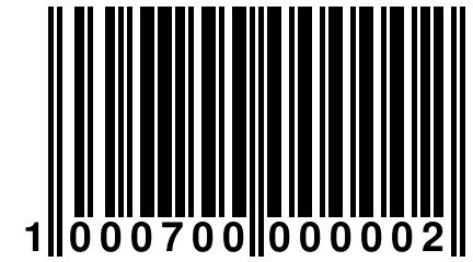 1 000700 000002