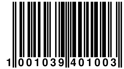 1 001039 401003