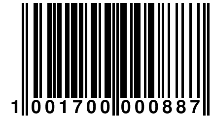 1 001700 000887