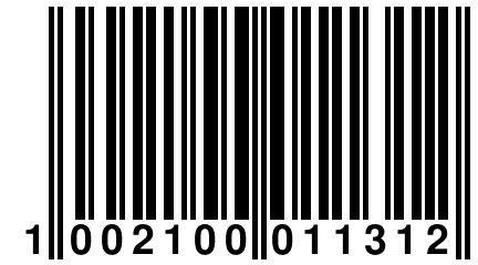 1 002100 011312