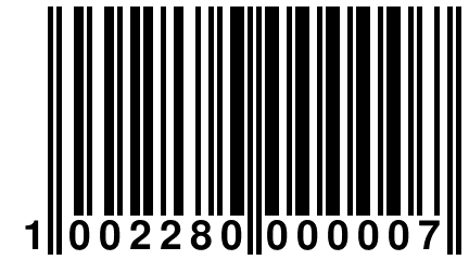 1 002280 000007