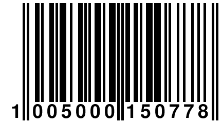 1 005000 150778