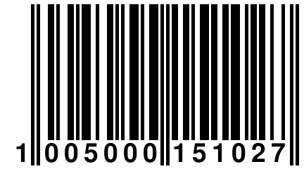 1 005000 151027